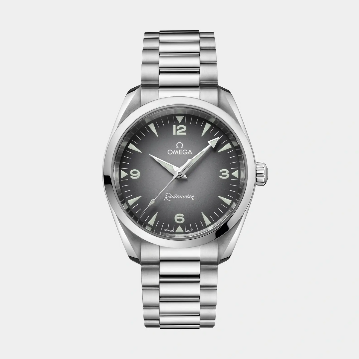 OMEGA | Seamaster Railmaster 38mm - Grey Gradient Dial on Bracelet