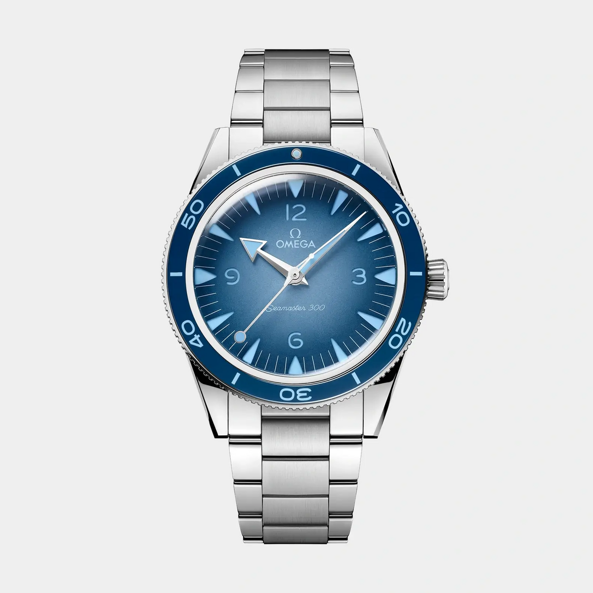 s*o様 OMEGA Seamaster TVスクリーン　ブルーグラデーション OMEGA | Seamaster 300 41mm - Summer Blue Gradient Dial on Bracelet
