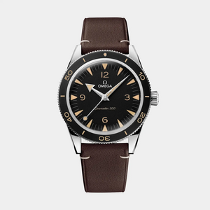 Seamaster 300 41mm - Black Dial on Strap