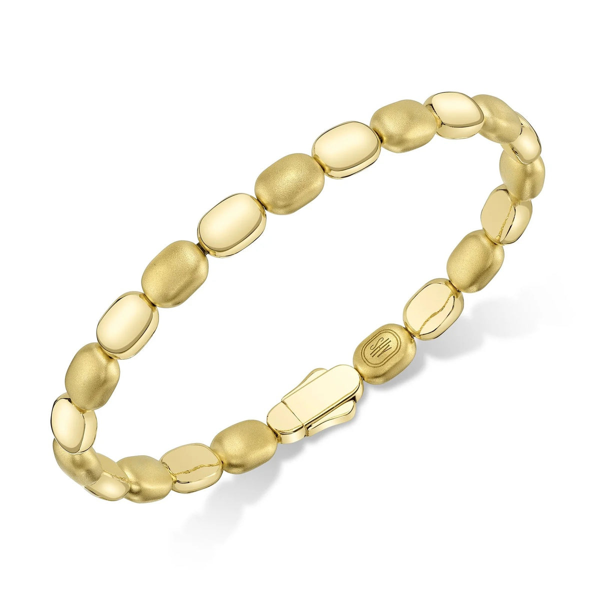 Icon Solana Matte Bangle in 14K Yellow Gold