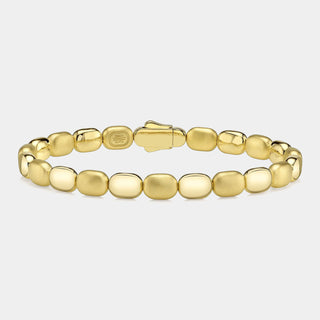 Icon Solana Matte Bangle in 14K Yellow Gold