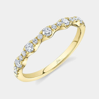 Kate 0.77CT Diamond Wave Band