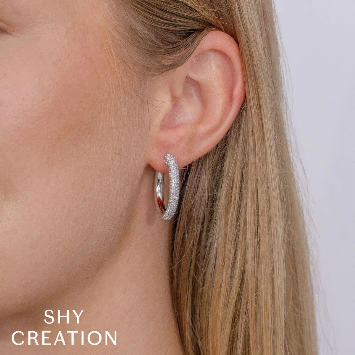 Kate 0.77CT Diamond Pavé Hoop Earrings