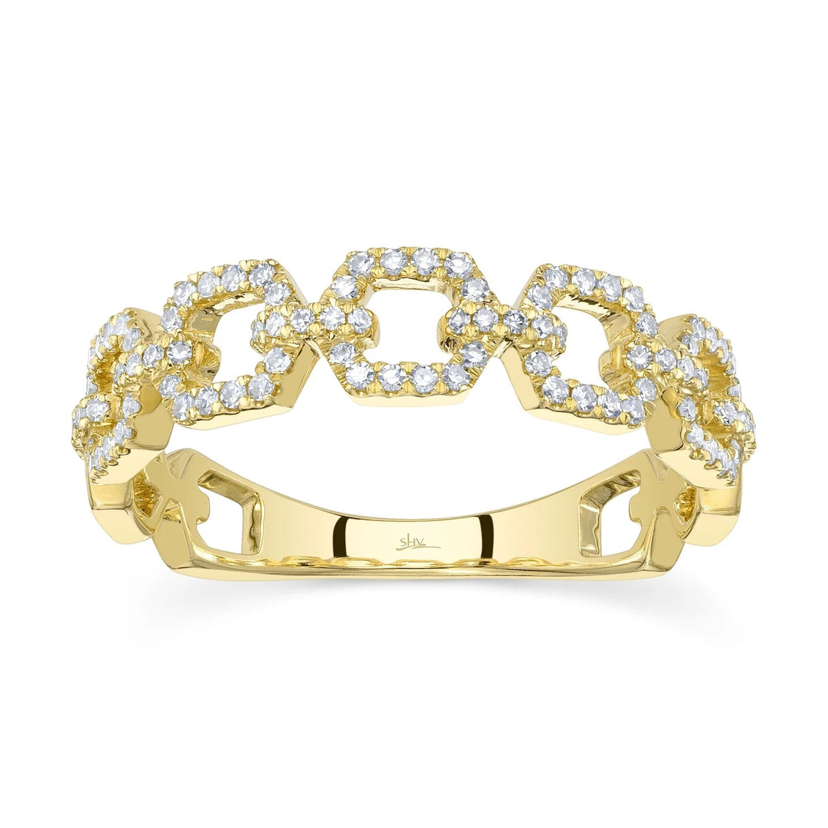 Kate 0.22CT Diamond Link Ring