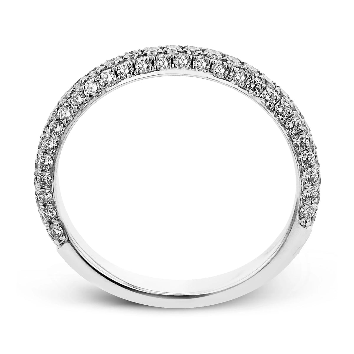 Diamond Fashion Ring in 18K White Gold