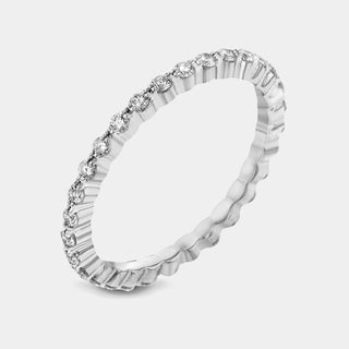Diamond Stackable Fashion Ring in 18K White Gold