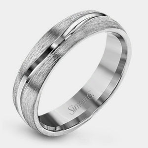 Modern Wedding Ring Platinum - LG148