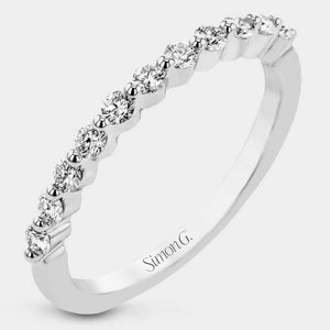 Round Diamond Wedding Ring Platinum - LR2942