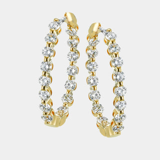 Harmonie Diamond Hoop Earrings