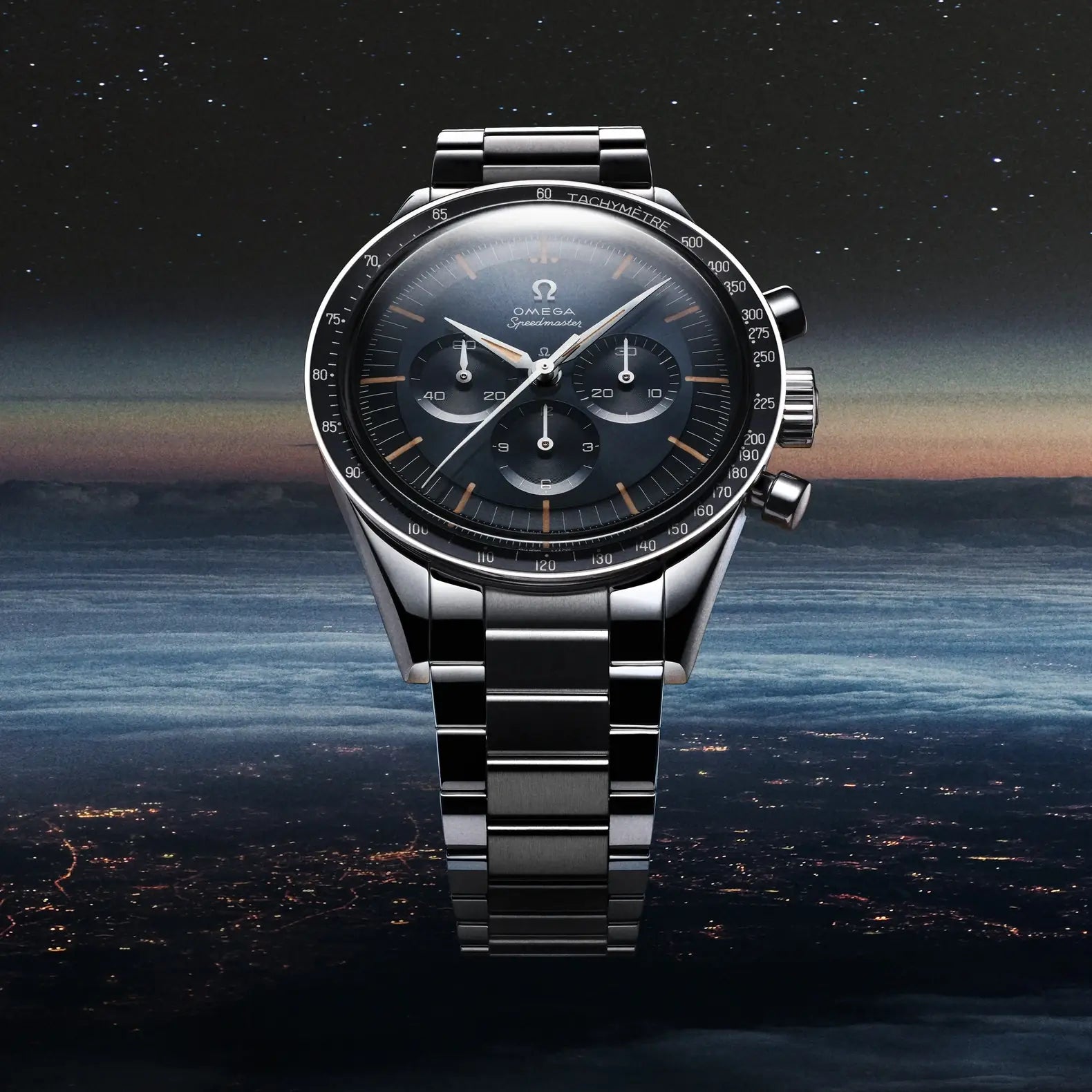 Speedmaster First OMEGA in Space - Blue Dial on Bracelet