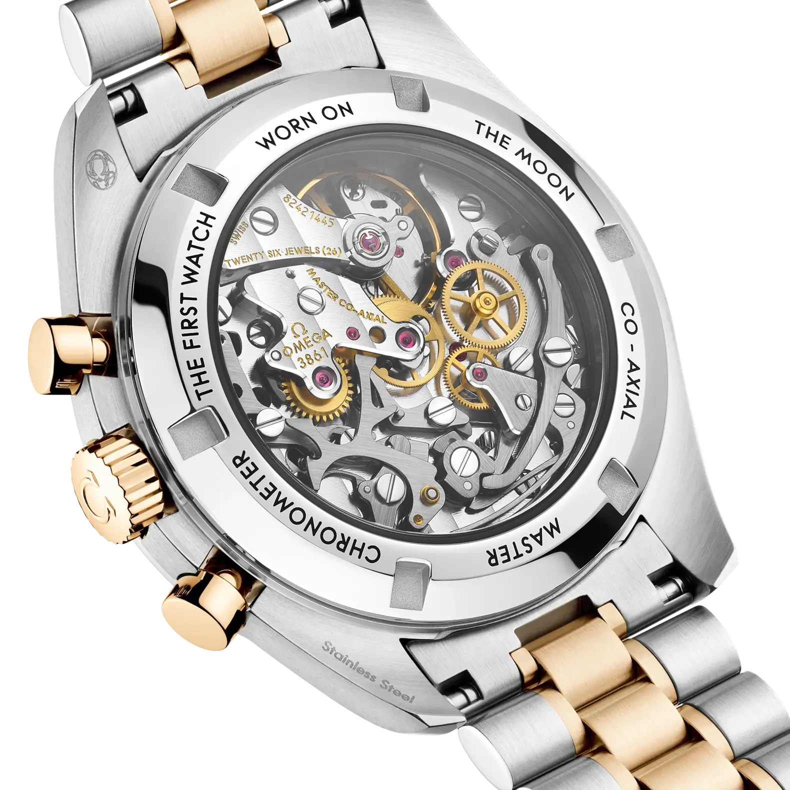 Speedmaster Moonwatch Professional Two-Tone - Silver Dial on Bracelet