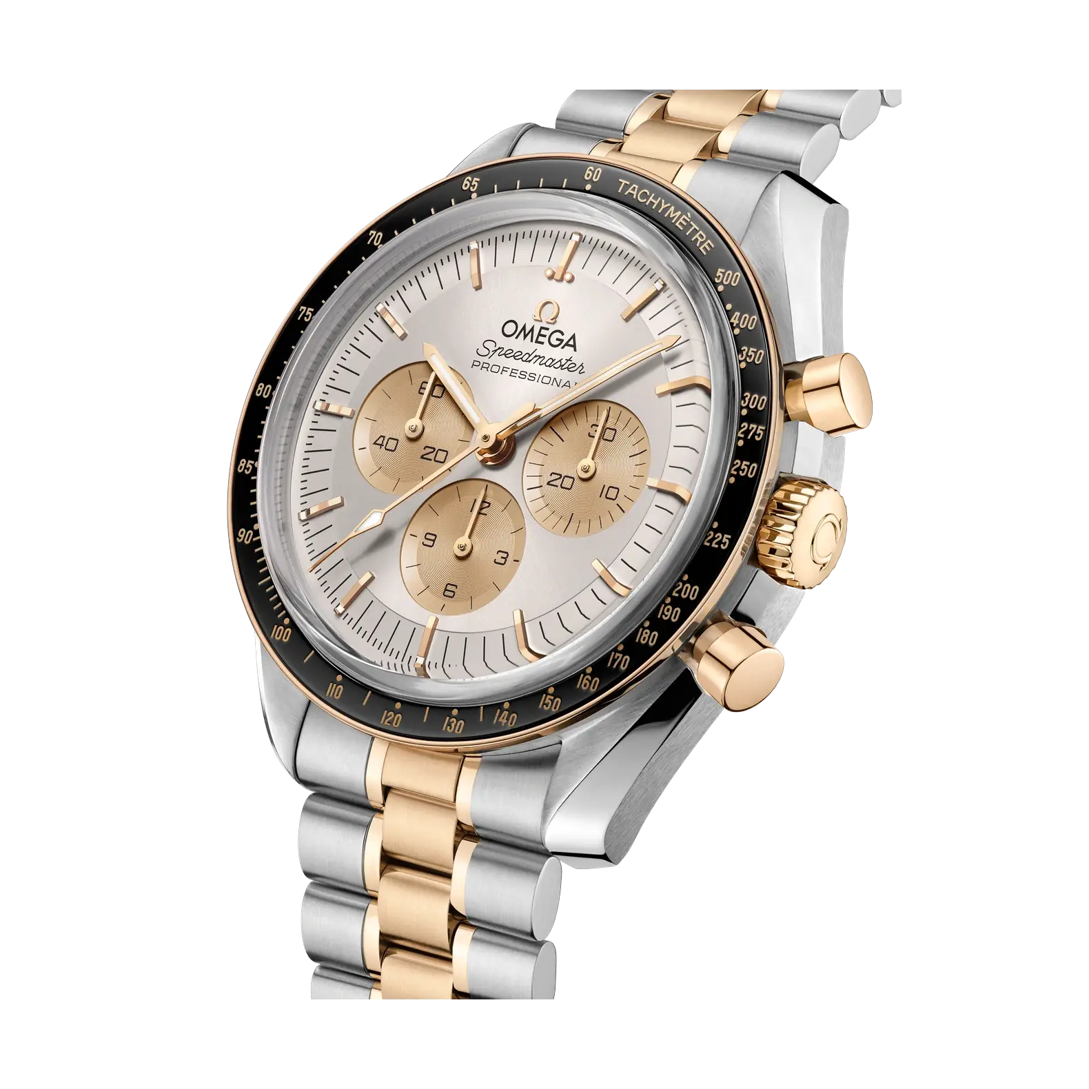 Speedmaster Moonwatch Professional Two-Tone - Silver Dial on Bracelet