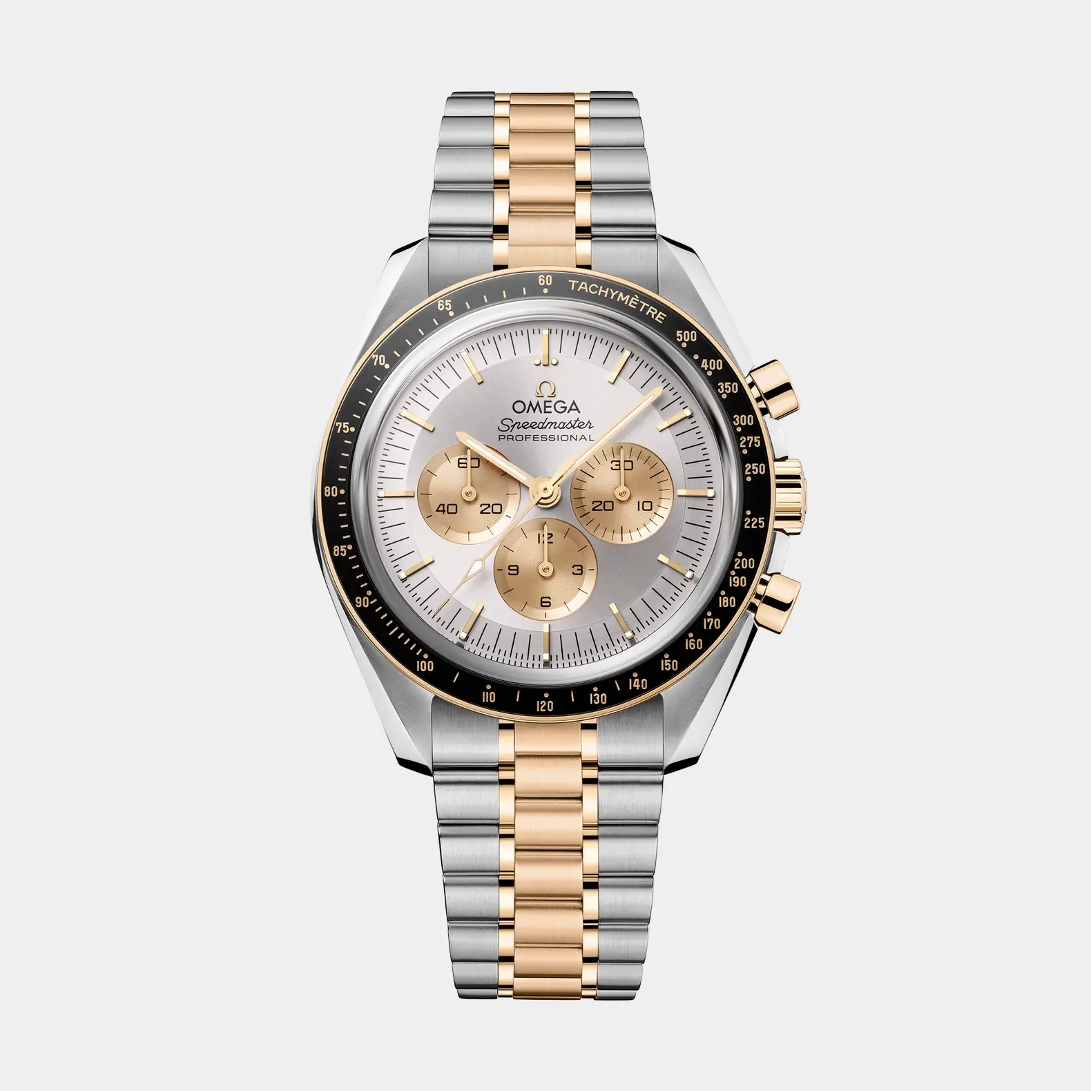 Speedmaster Moonwatch Professional Two-Tone - Silver Dial on Bracelet