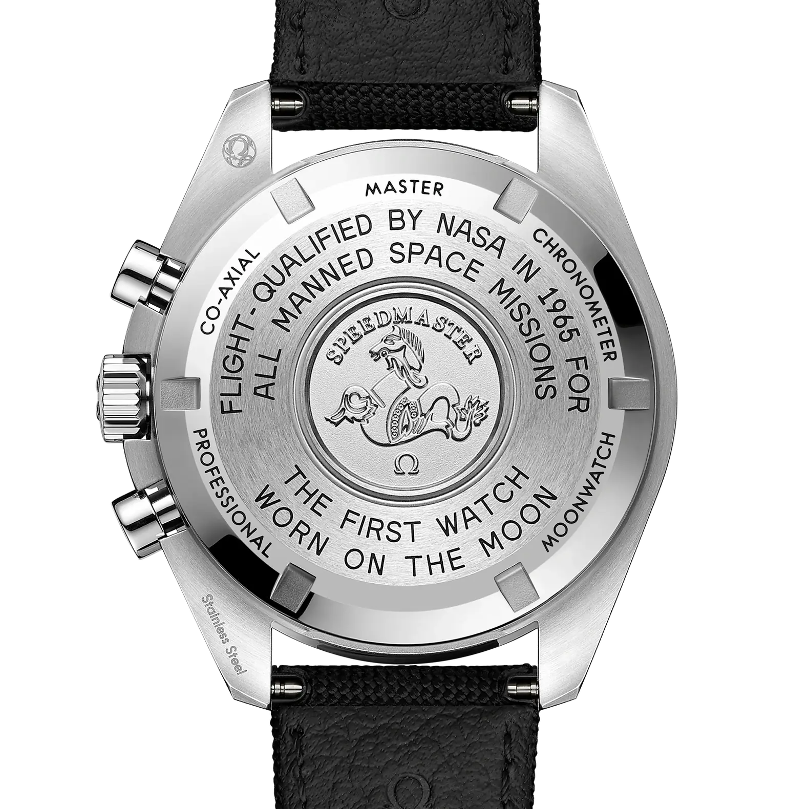 Speedmaster Moonwatch Professional Hesalite - Black Dial on Fabric Strap