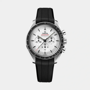 Speedmaster Moonwatch Professional 42mm - White Dial on Rubber Strap