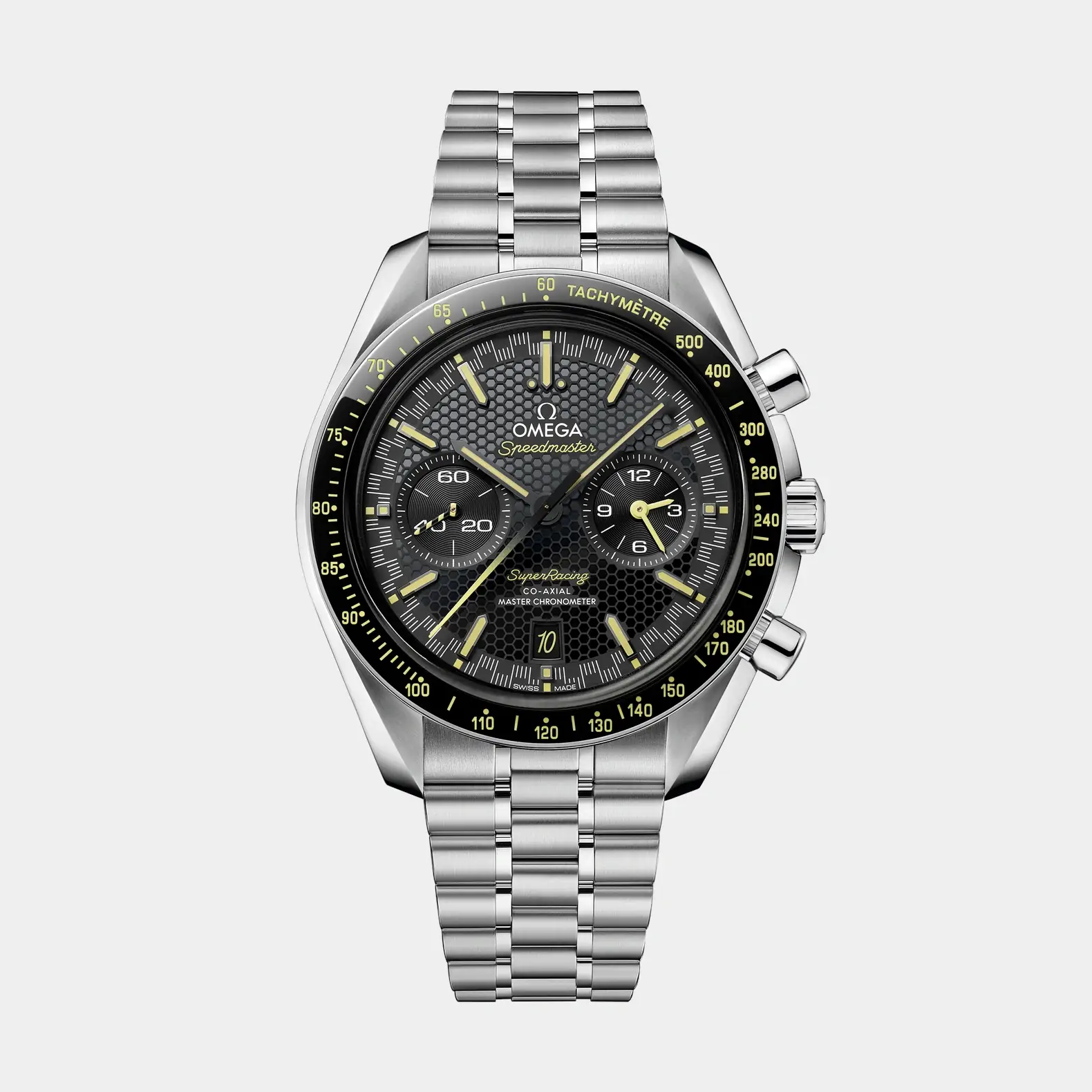Speedmaster Super Racing 44.25mm - Black Honeycomb Dial