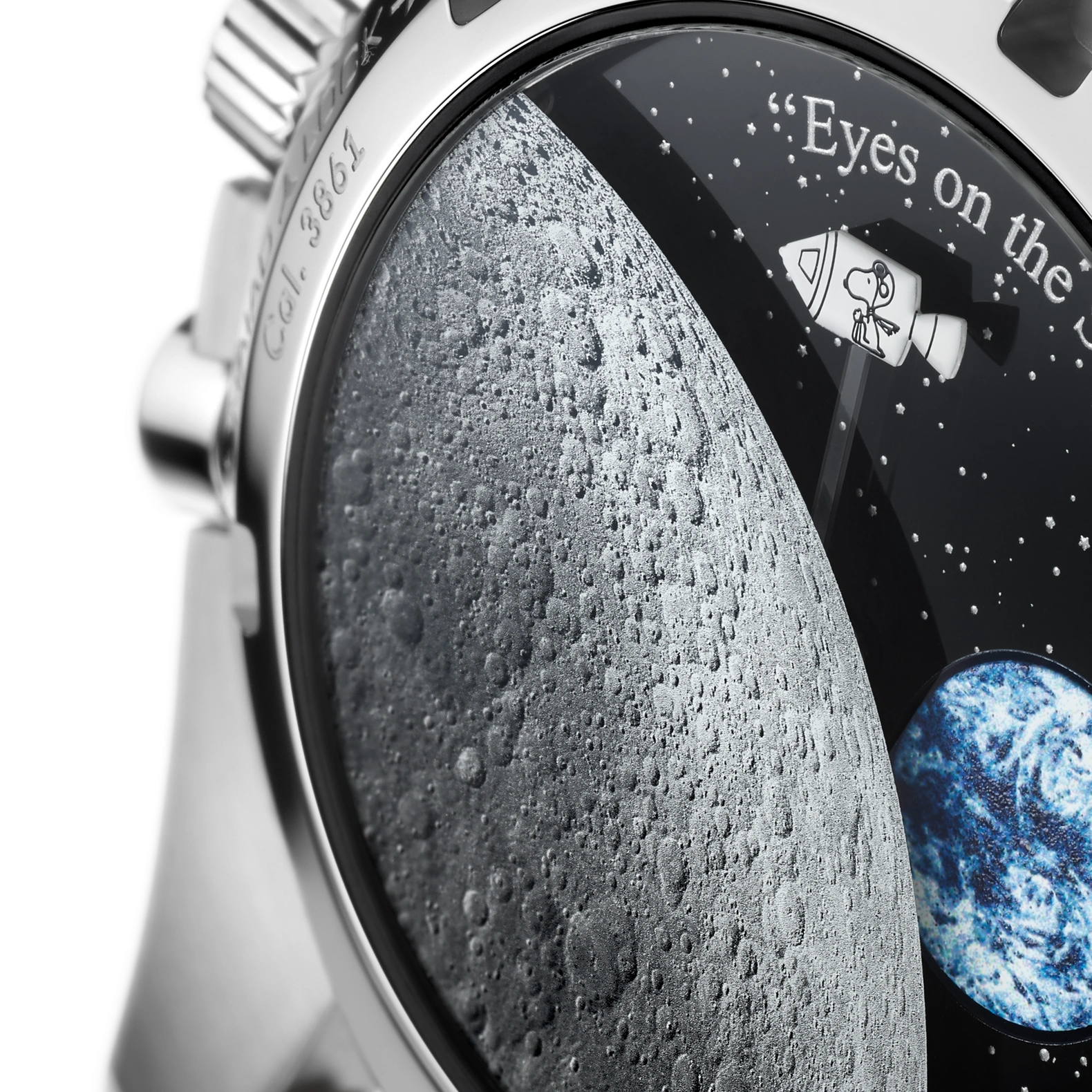 Speedmaster Snoopy 42mm - Silver Dial on Strap