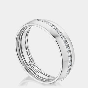 Channel Set Diamond Wedding Ring Platinum - 143-6