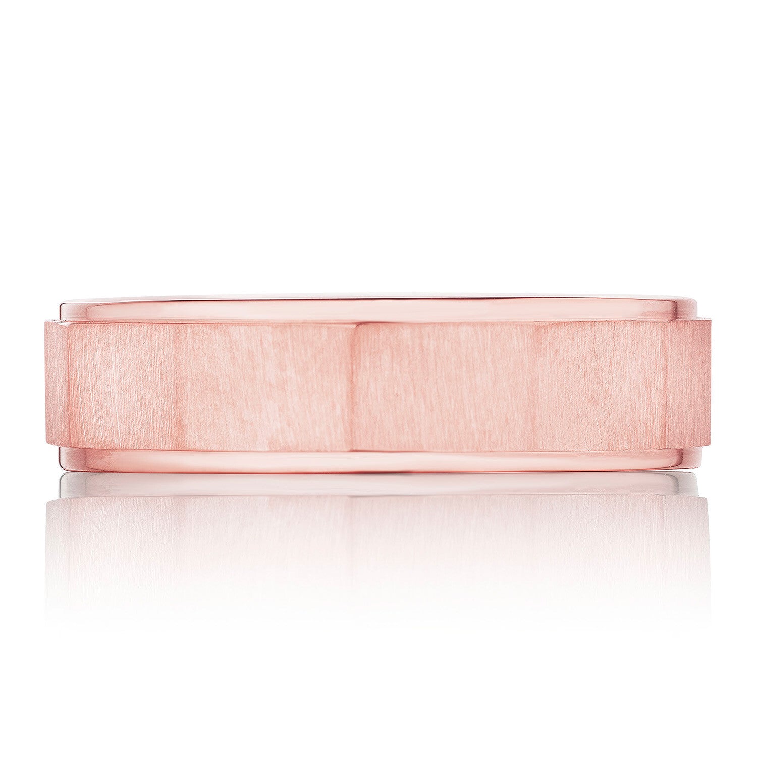 Geometric Faceted Wedding Ring 18K Rose Gold - 147-6