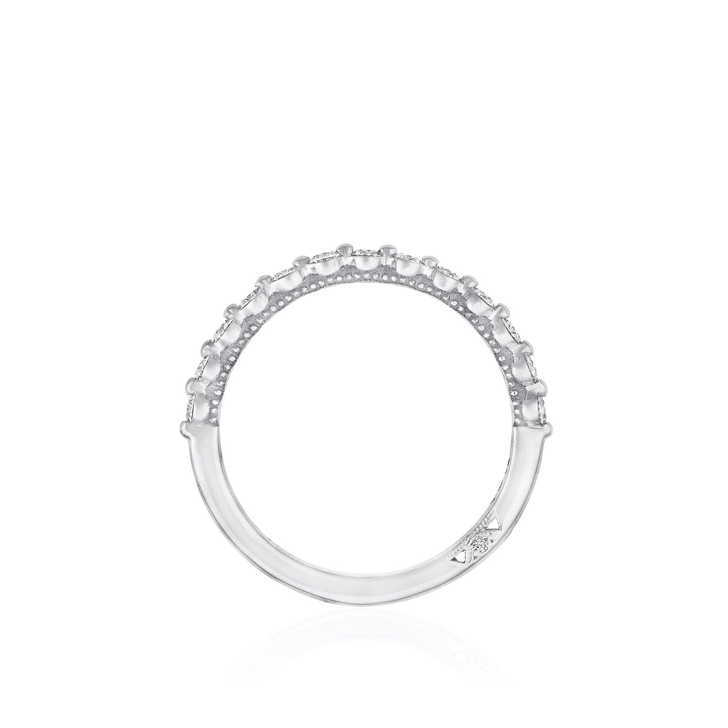 Round Diamond Wedding Ring Platinum - 2666B12