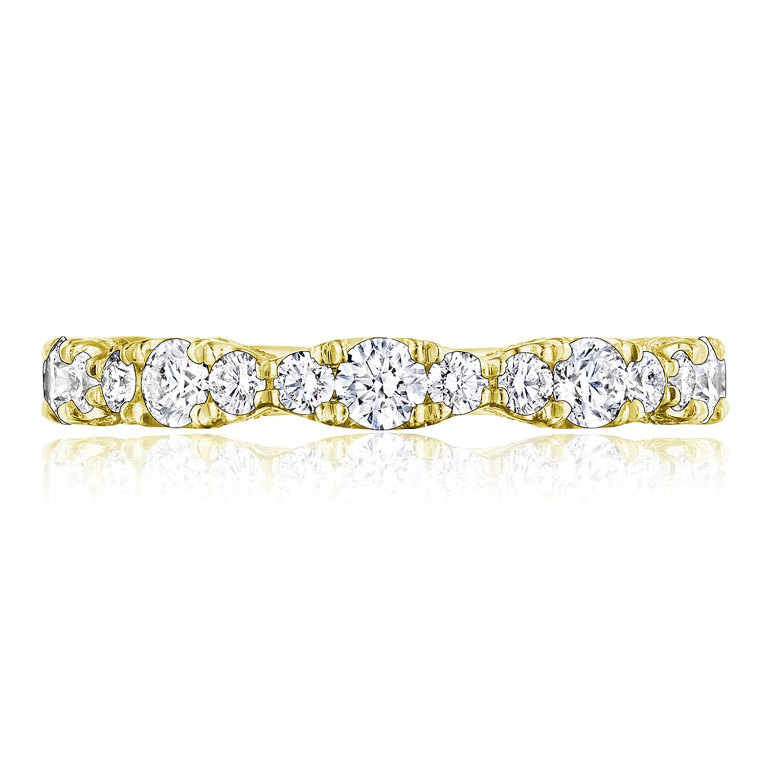 Marquise Shape Wedding Ring 18k Yellow Gold - HT2653B34