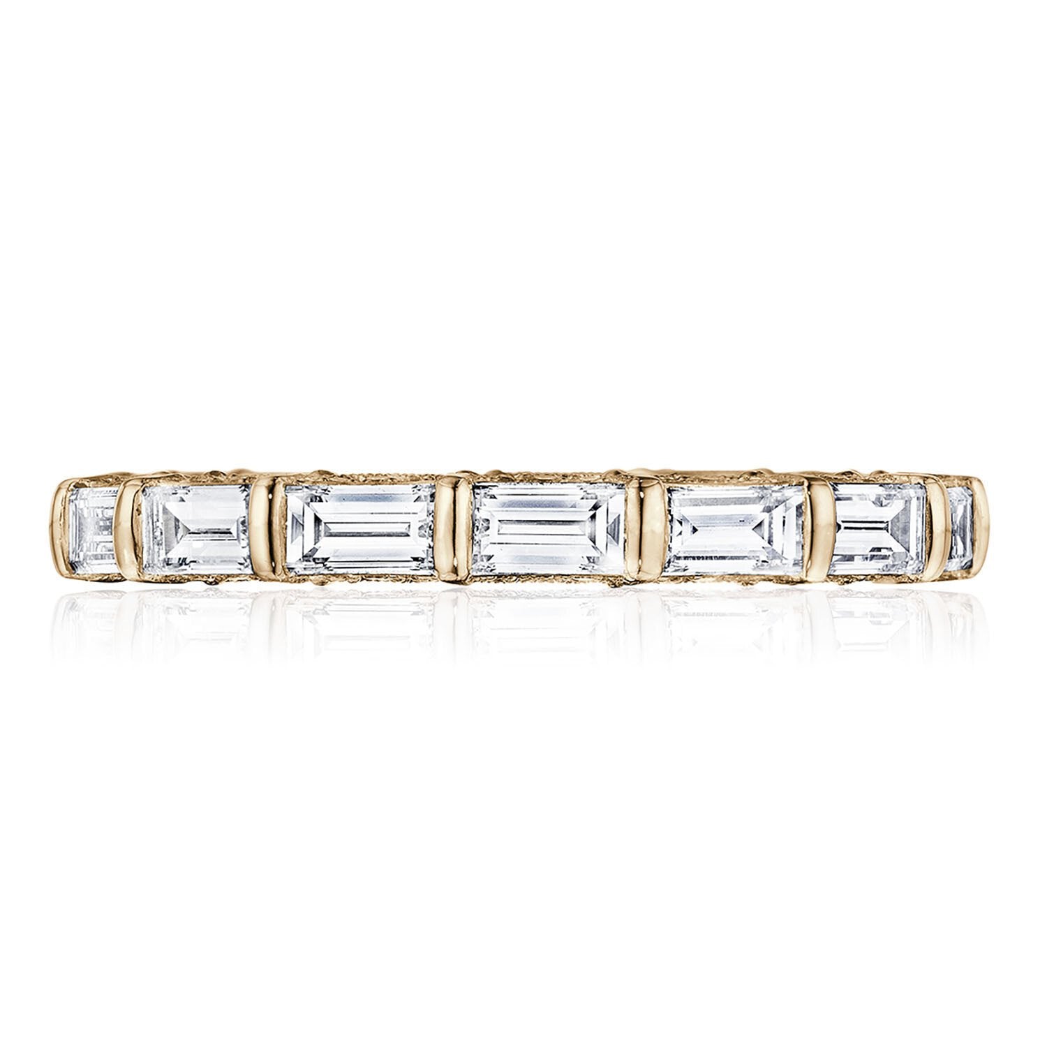 Baguette Eternity Wedding Ring 18k Rose Gold - HT2658