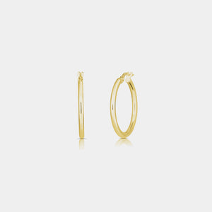 The Perfect Hoop® Small Earrings in Yellow Gold