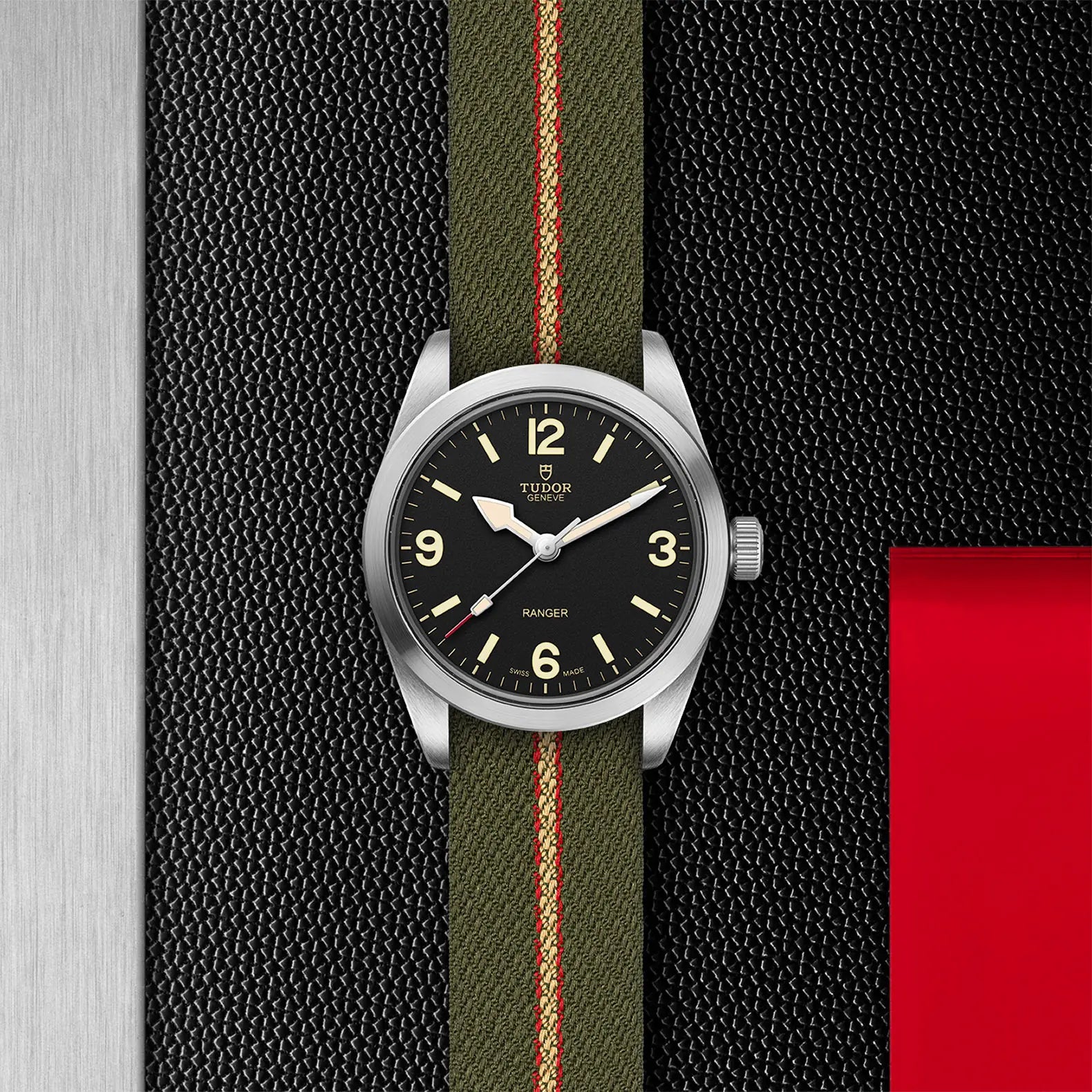 Ranger 36mm - Black Dial on Fabric Strap