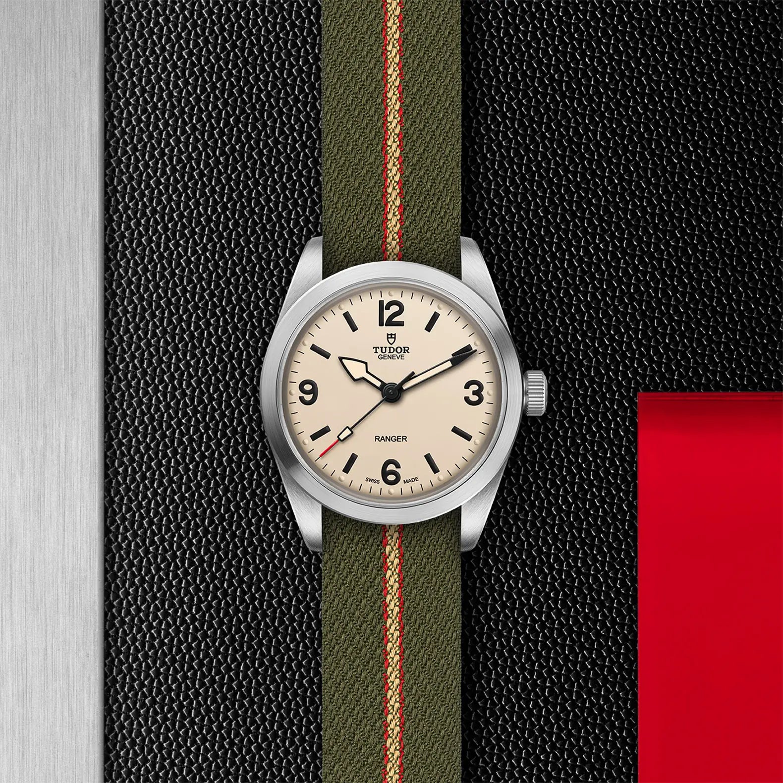 Ranger 36mm - Dune White Dial on Fabric Strap