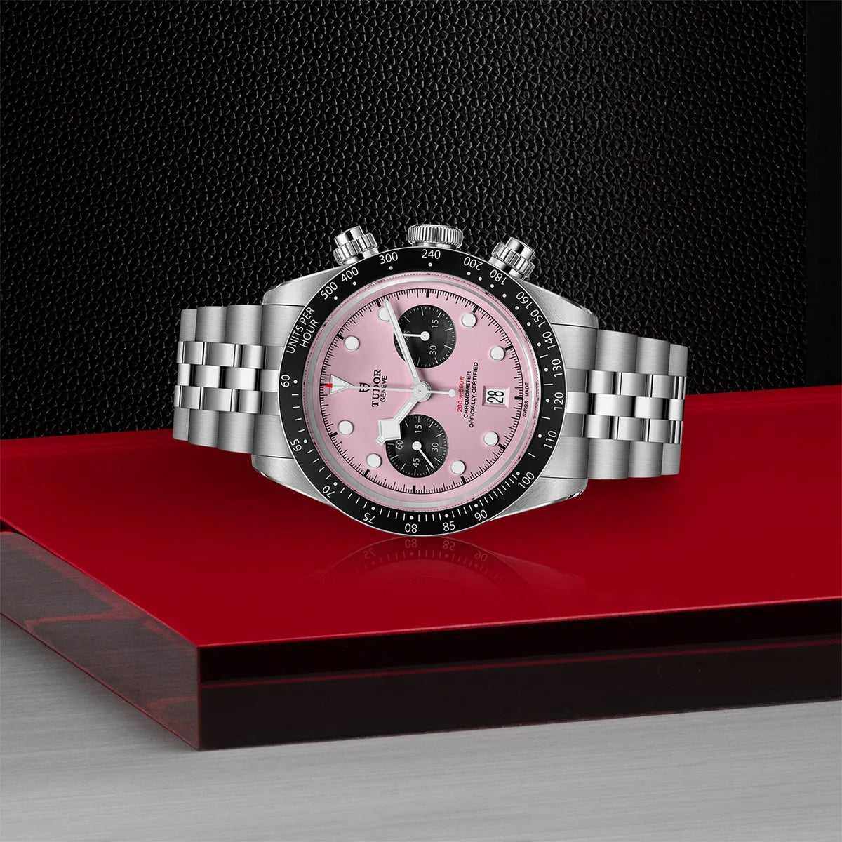 Black Bay Chrono 41mm - Pink Dial on 5-Link Bracelet
