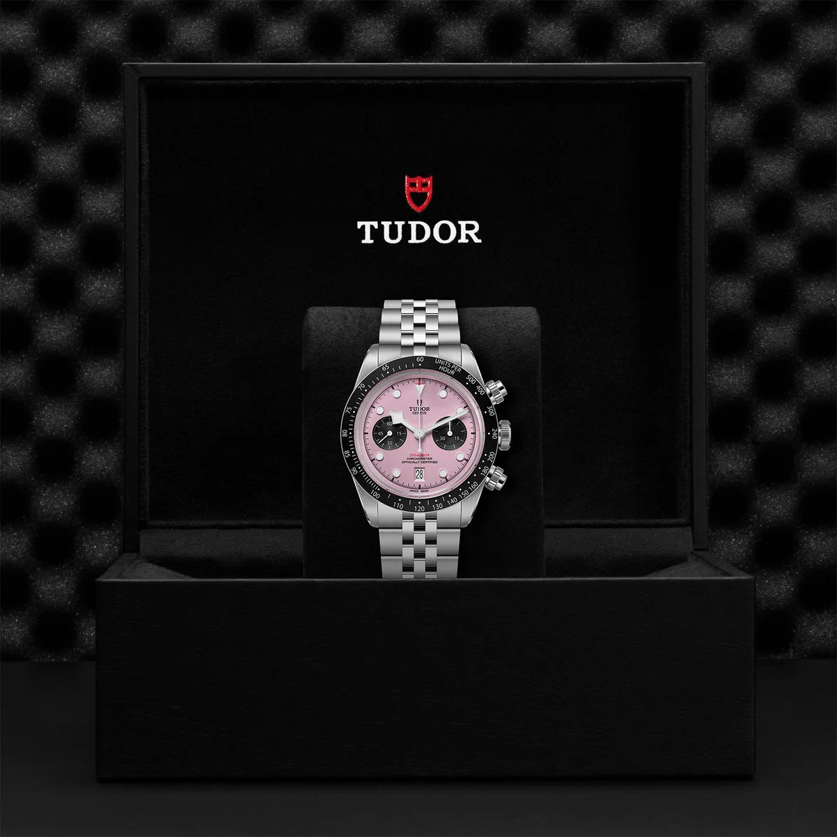 Black Bay Chrono 41mm - Pink Dial on 5-Link Bracelet