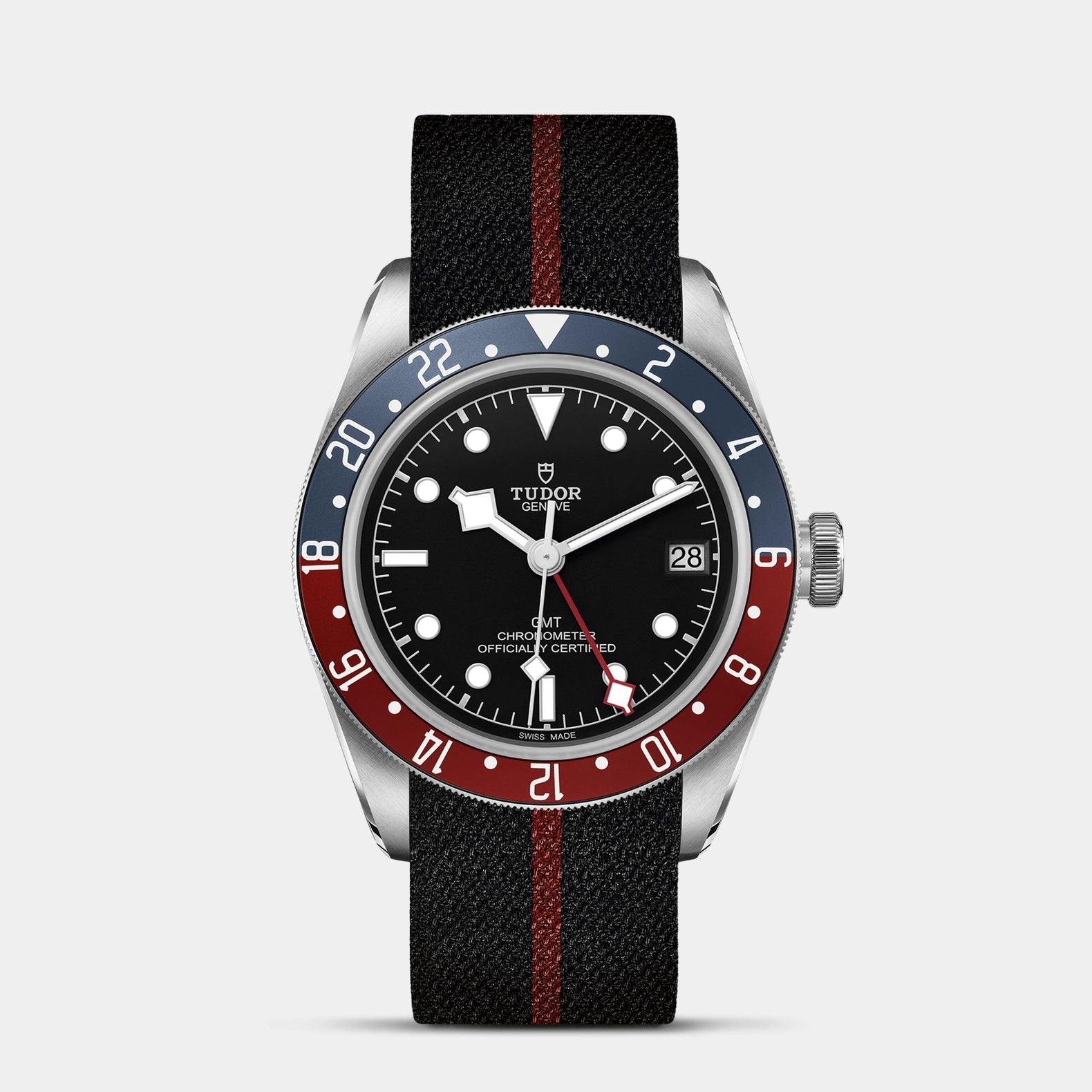 Black Bay GMT 41mm - Black Dial on Fabric Strap