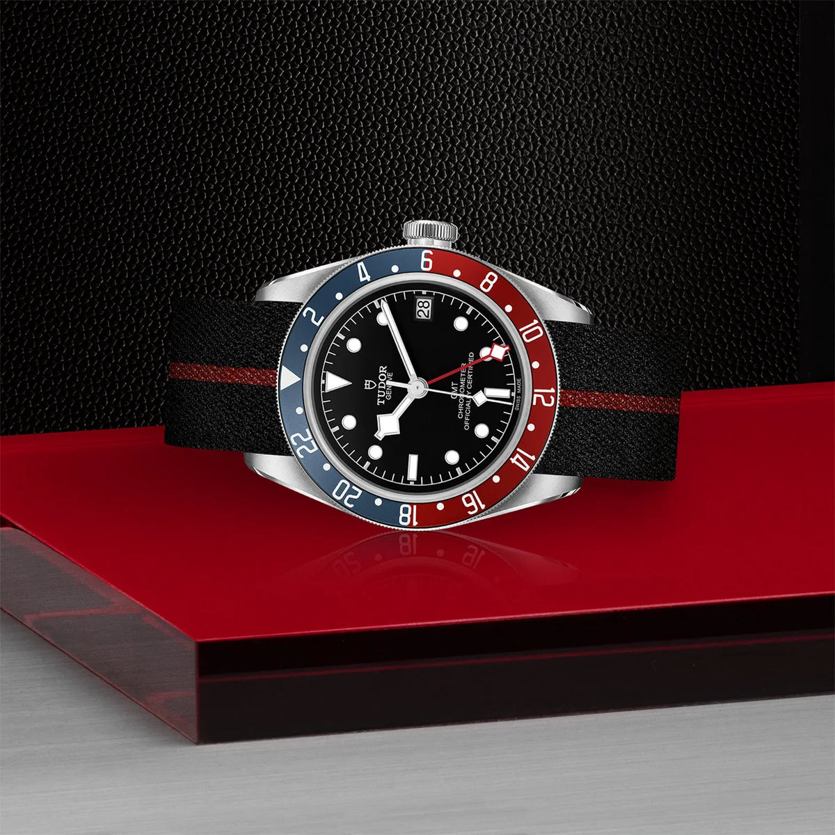 Black Bay GMT 41mm - Black Dial on Fabric Strap
