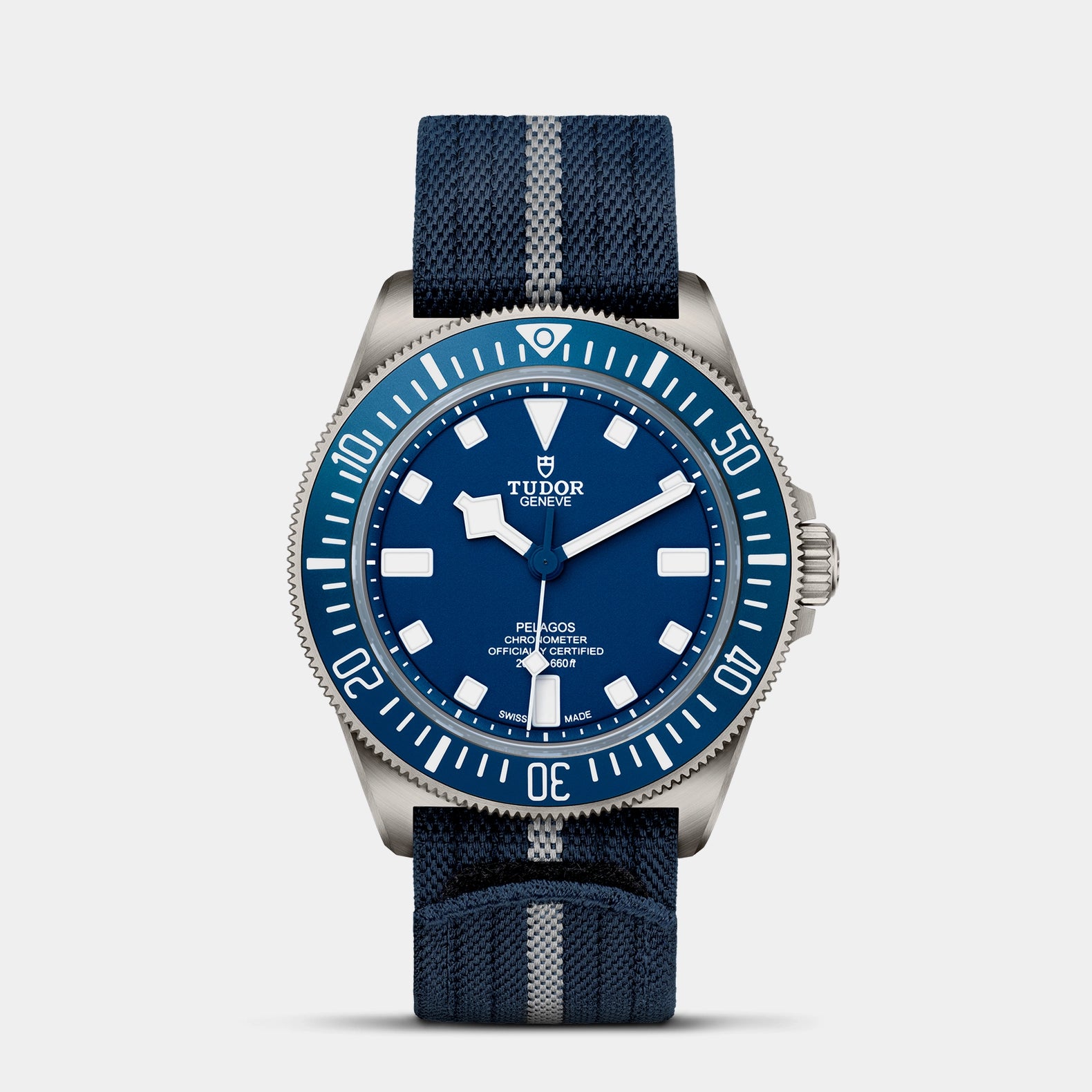 Pelagos FXD 42mm - Blue Dial on Fabric Strap