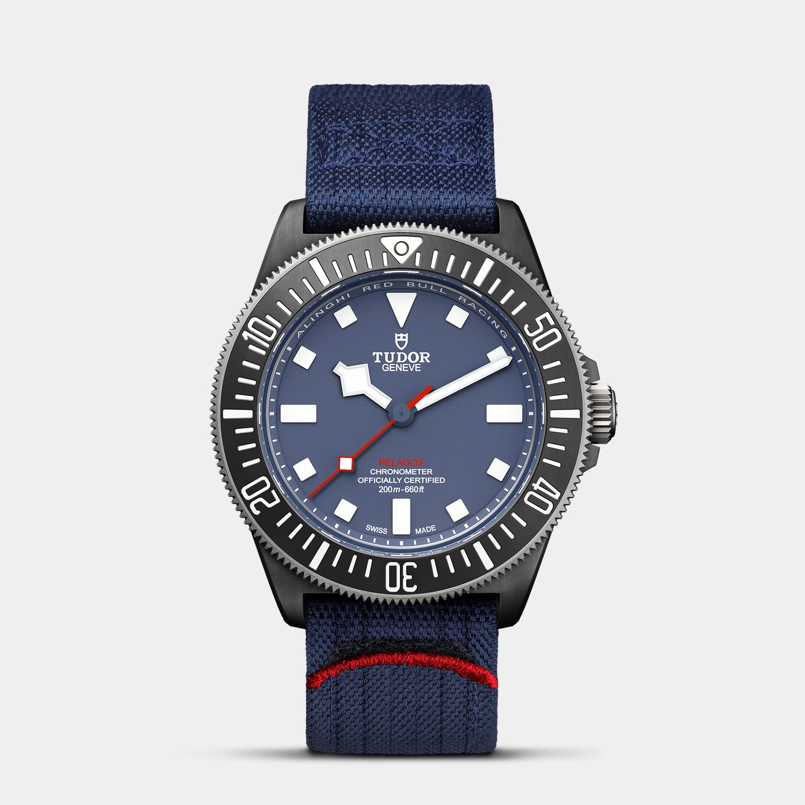Pelagos FXD Carbon 42mm - Blue Dial on Fabric Strap