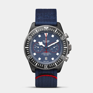 Pelagos FXD Chrono 43mm - Blue Dial on Fabric Strap