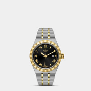 TUDOR Royal Two-Tone 28mm - Black Dial