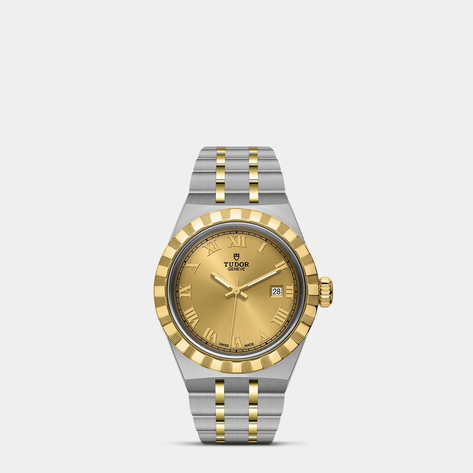 TUDOR Royal Two-Tone 28mm - Gold Dial