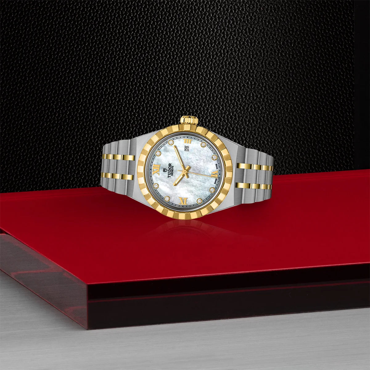 TUDOR Royal Two-Tone 28mm - Mother of Pearl Diamond Dial