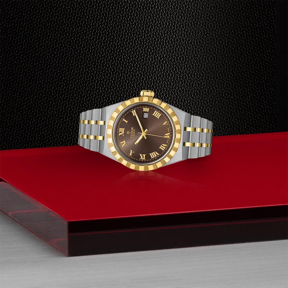 TUDOR Royal Two-Tone 28mm - Brown Dial