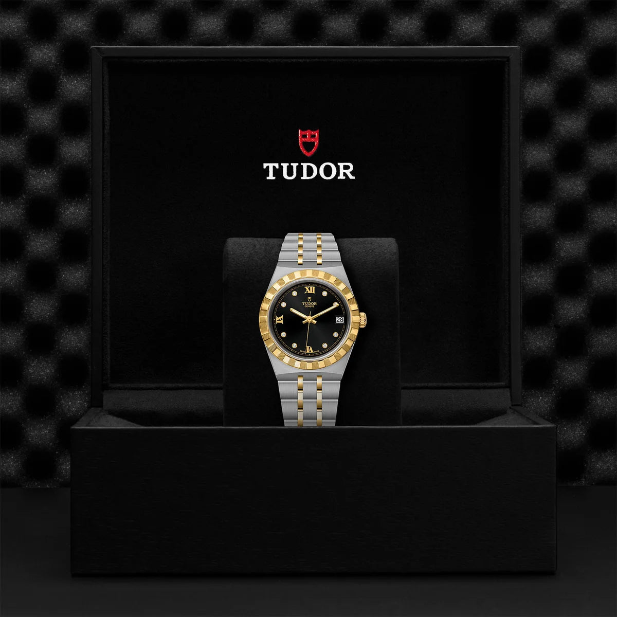 TUDOR Royal Two-Tone 34mm - Black Diamond Dial