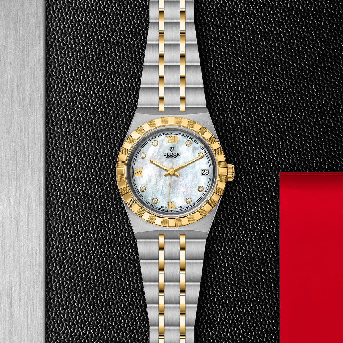 TUDOR Royal Two-Tone 34mm - Mother of Pearl Diamond Dial