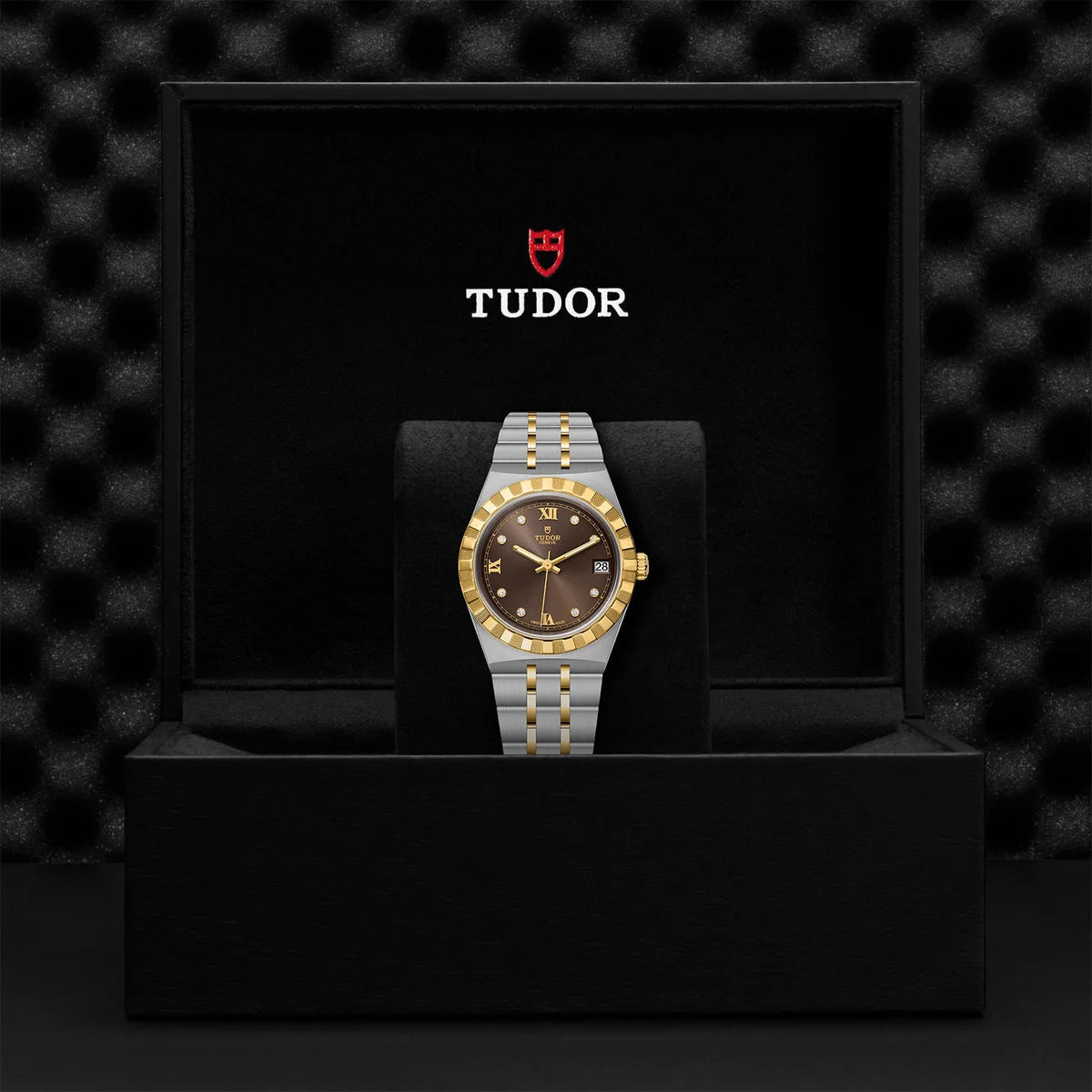 TUDOR Royal Two-Tone 34mm - Brown Diamond Dial