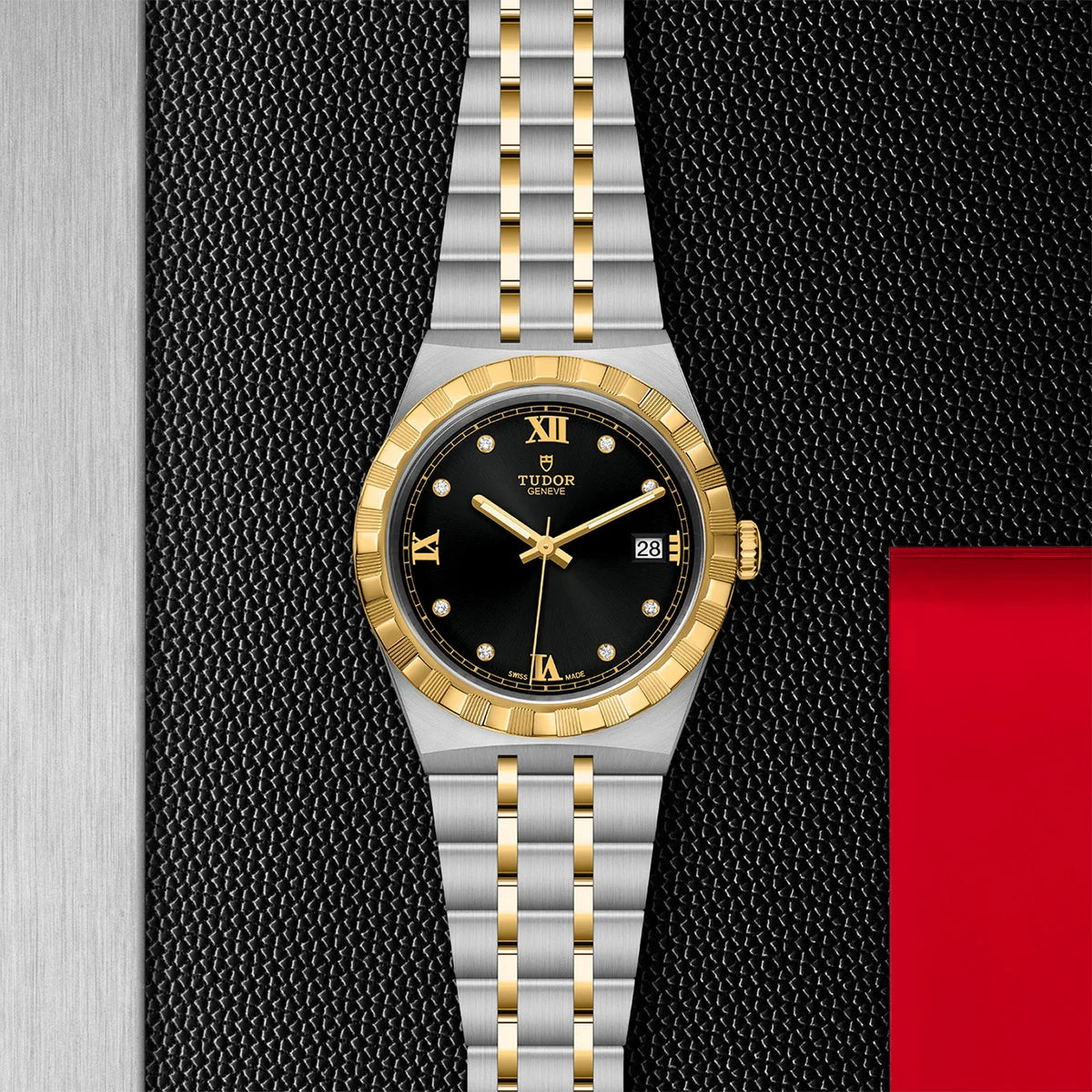 TUDOR Royal Two-Tone 38mm - Black Diamond Dial