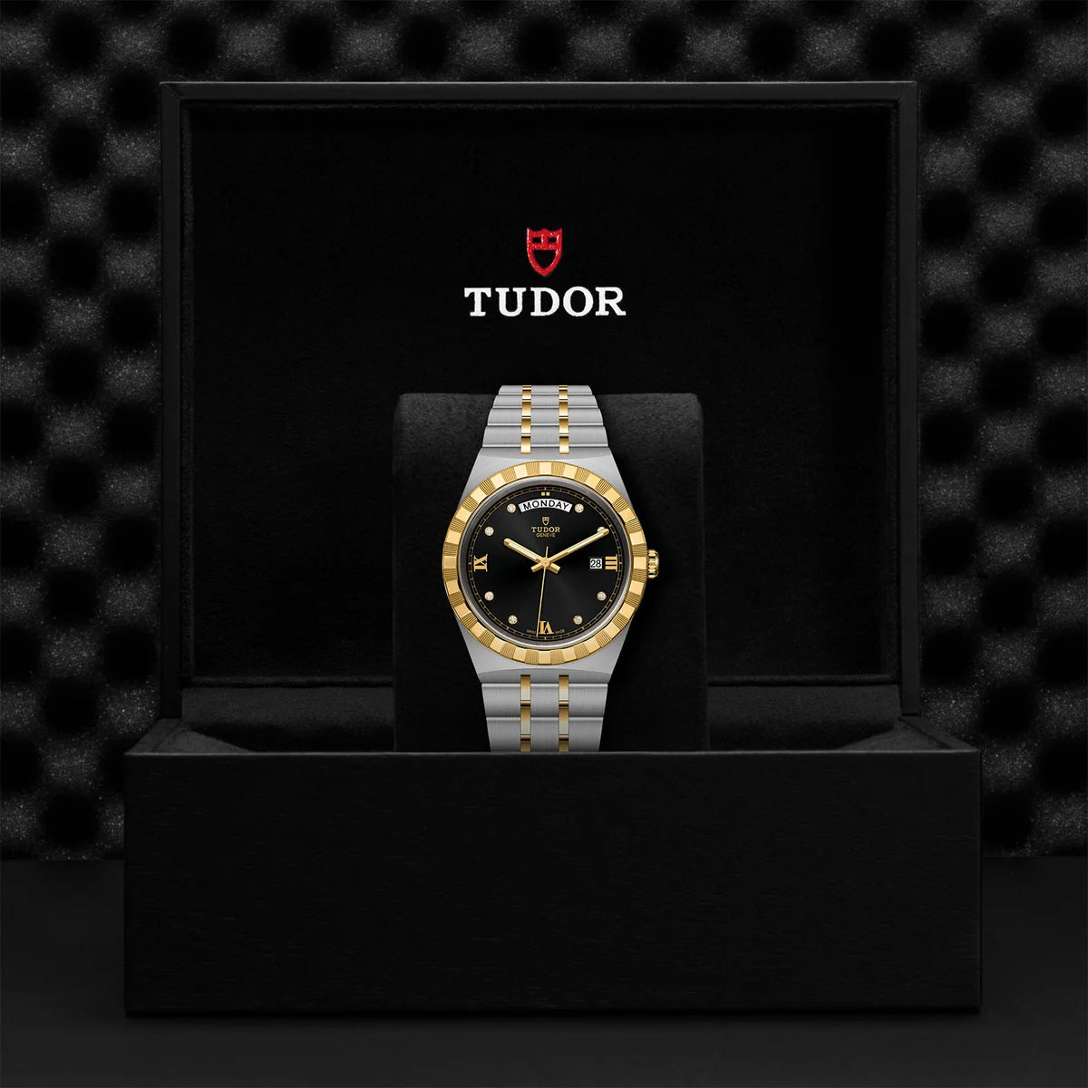 TUDOR Royal Two-Tone 41mm - Black Diamond Dial