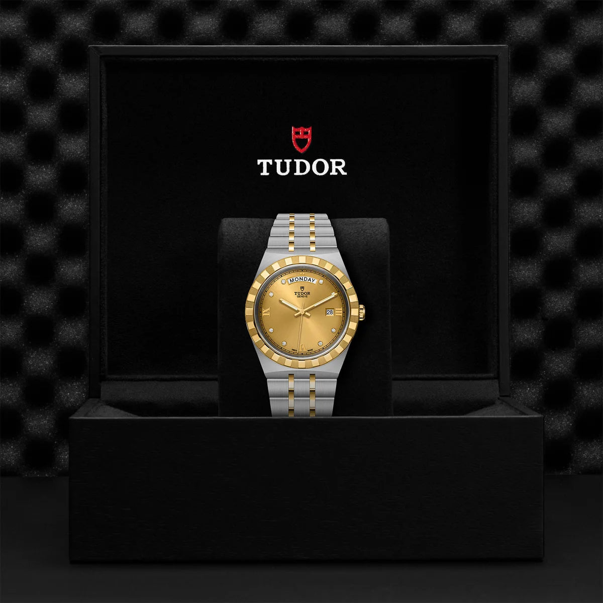 TUDOR Royal Two-Tone 41mm - Gold Diamond Dial