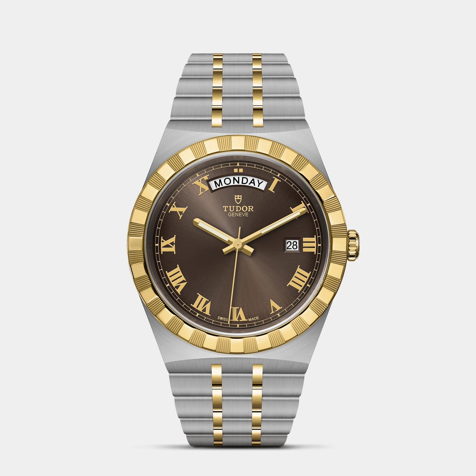 TUDOR Royal Two-Tone 41mm - Brown Dial