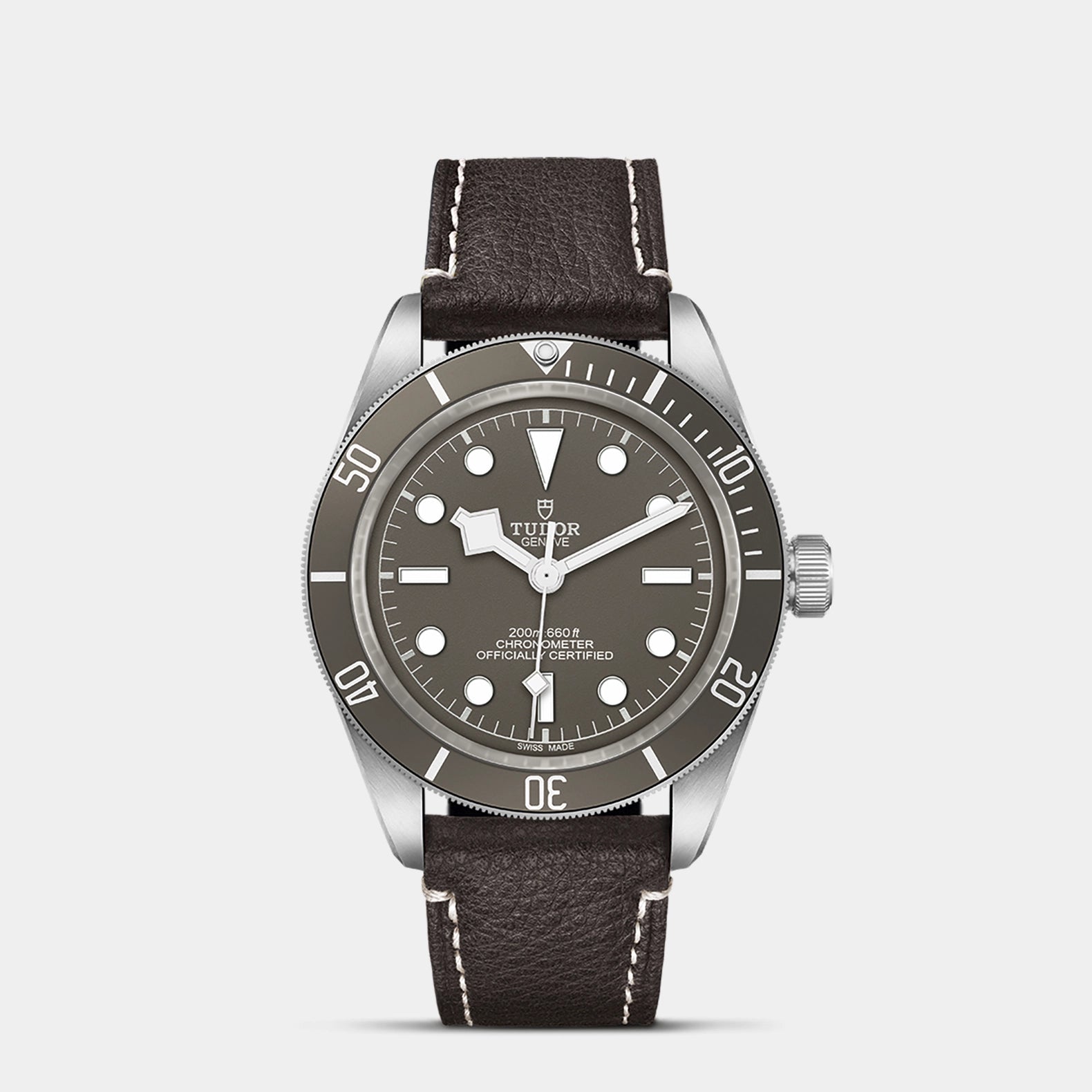 Black Bay 58 925 39mm - Grey Dial on Leather Strap