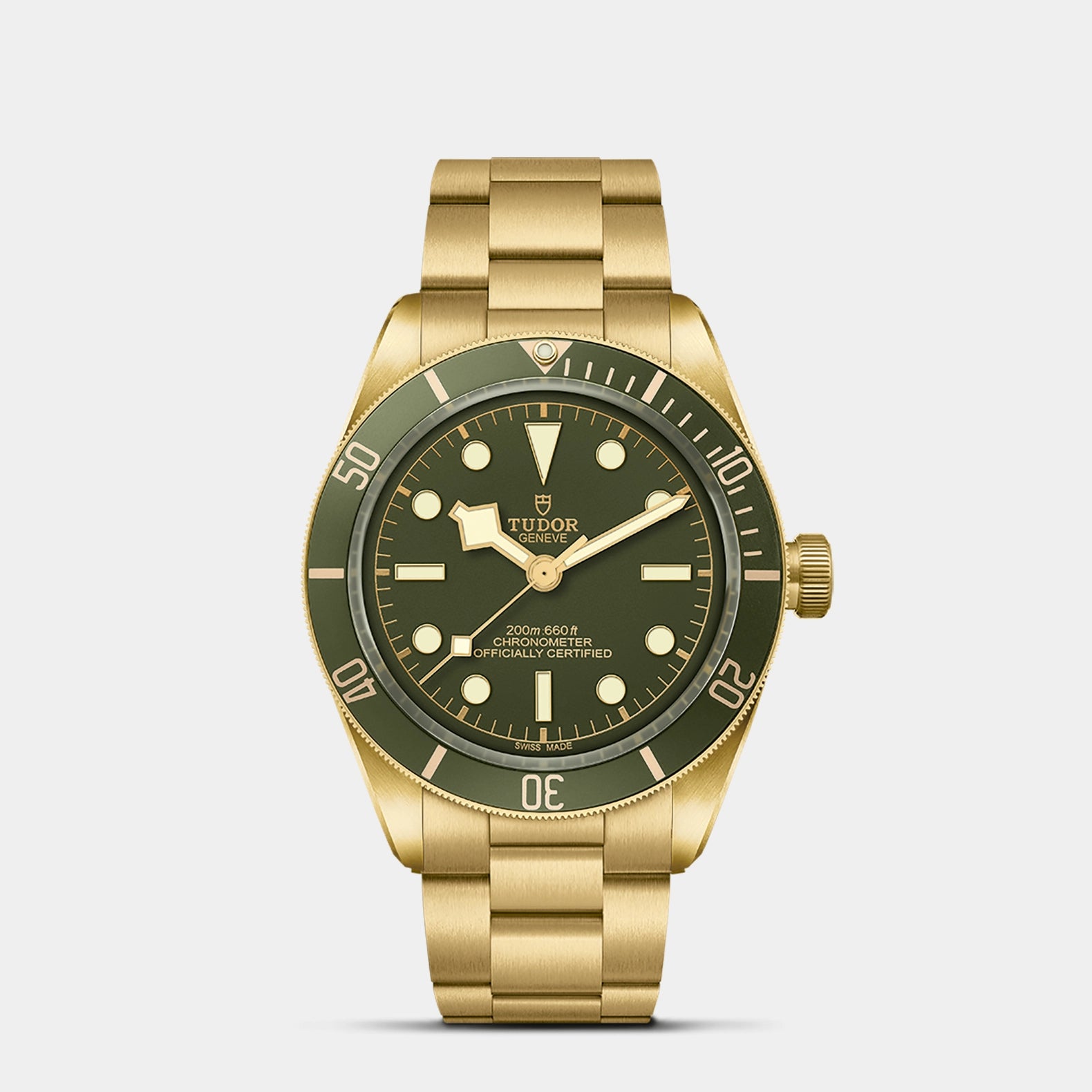 Black Bay 58 18k 39mm - Green Dial on 3-Link Bracelet