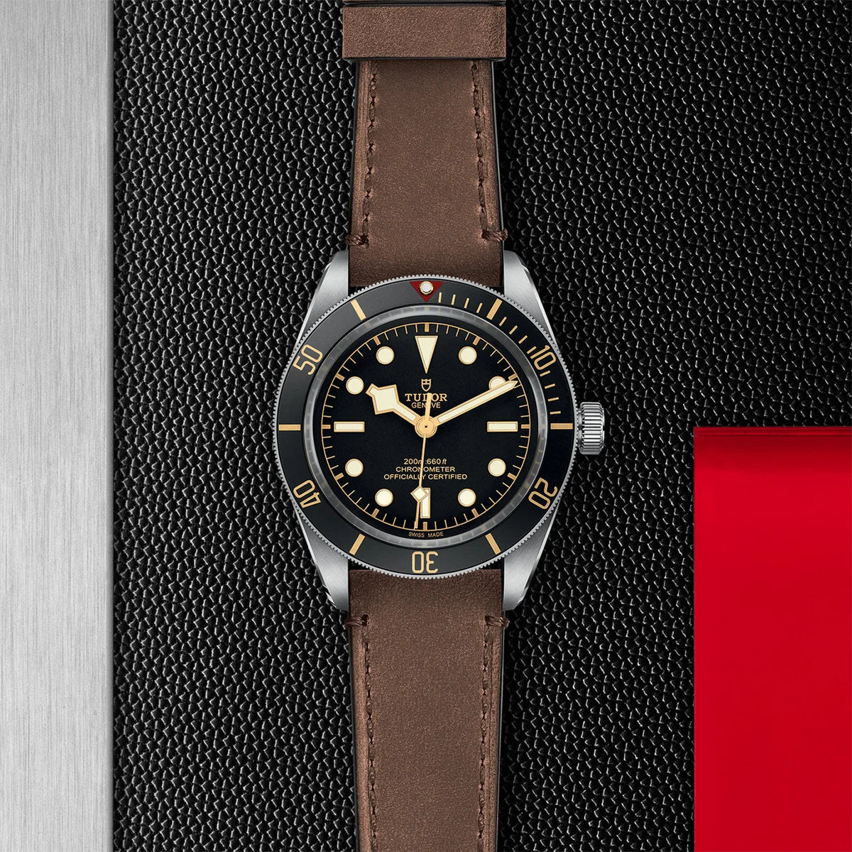 Black Bay 58 39mm - Black Dial on Leather Strap